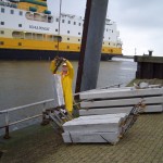 2005 Aluminium annode van Kathodische bescherming damwanden veerhaven Texel